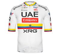 Pissei UAE TEAM EMIRATES-XRG Maillot manches courtes Champion d'Équateur blanc