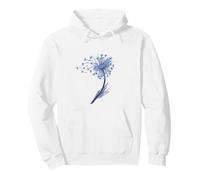 Pissenlit Couleur Aquarelle Motif Floral Herbe Sauvage Sweat à Capuche