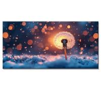 Pissenlit Diamond Painting Adulte Enfant 5D DIY Loisirs Créatifs Adultes Difficile Accessoires Inclus Paysage Broderie Diamant Painting kit Peinture Grand Format Strass Point de Croix 40x80cm y-485