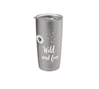 Pissenlit Doux Amoureux Fleurs Printemps Floral Gobelet isotherme en acier inoxydable double paroi