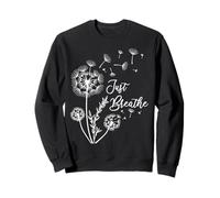 Pissenlit Juste Fleurs de Jardin Breathe Flower Dandelion Sweatshirt