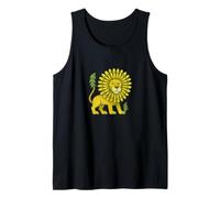Pissenlit Lion Amusant Fleur Jeu de Mots fantaisiste Animal Nature Débardeur