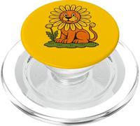 Pissenlit Lion Amusant Fleur Jeu de Mots fantaisiste Animal Nature PopSockets PopGrip pour MagSafe