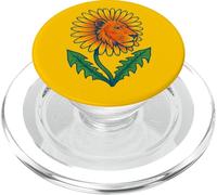 Pissenlit Lion Amusant Fleur Jeu de Mots fantaisiste Animal Nature PopSockets PopGrip pour MagSafe
