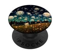 Pissenlits - Champ de pissenlits étoilés PopSockets PopGrip Adhésif