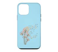 Pissenlits et tuiles de Mahjong Bam Crak Dots Font Une Fleur de vœu Coque pour iPhone 12 Mini