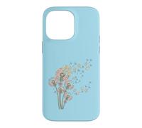 Pissenlits et tuiles de Mahjong Bam Crak Dots Font Une Fleur de vœu Coque pour iPhone 14 Pro Max