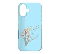 Pissenlits et tuiles de Mahjong Bam Crak Dots Font Une Fleur de vœu Coque pour iPhone 17