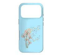 Pissenlits et tuiles de Mahjong Bam Crak Dots Font Une Fleur de vœu Coque pour iPhone 17 Pro