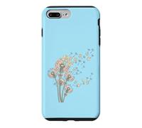Pissenlits et tuiles de Mahjong Bam Crak Dots Font Une Fleur de vœu Coque pour iPhone 7 Plus/8 Plus
