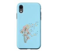 Pissenlits et tuiles de Mahjong Bam Crak Dots Font Une Fleur de vœu Coque pour iPhone XR