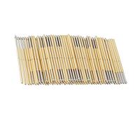 Pissente 100pcs P100-E2 Spring Test Test, PCB Testing Probes Pogo Pin Tools Head pour les Composants du Trou Remplacement des Doigts D'or Remplacement