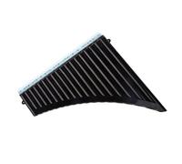 Pissente 18 Tuyaux C Touche, Panpipes avec Embout Buccal, Instrument de Vent Abs, Flûte Pan Easy Play pour les étudiants, Débutants, Mélomanes, clé de C: 18 Tuyaux Flûte, Matériau Sûr, Facile à