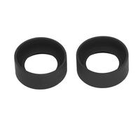 Pissente 2 PCS Microscope Stéréo Ombres Couches de Oculaire, Tasse D'œil en Caoutchouc pour Interface de 40 à 42 Mm avec Conception d'angle Plat Conception Douce Confortable
