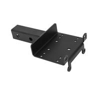 Pissente 2 Pouces Récepteur Support de Treuil, Plaque de Treuil Universelle avec Récepteur 2 Pouces pour Remorques ATV UTV Équipement de Jardin Pelouse