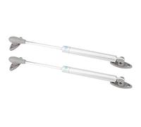 Pissente 2PCS 100N Ressort à Gaz Amortisseur Pneumatique de Levage Support Meuble Porte de Placard à Ouverture Vers le Haut avec Piston en Cuivre Injection D'Oxygène pour Armoires Placards (tête