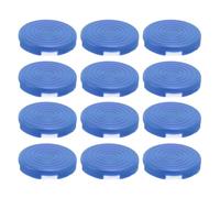 Pissente 30mm Boutons de Remplacement, 12 Pièces Givré Transparent (BLUE)