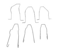 Pissente 6Pcs Attaches en Acier Inoxydable pour Ampoules de Voiture Ressort de Retenue D'ampoule Attache Ressort pour Phare pour Ampoules H1 H3 H4 H7 Universelle Durable R¨¦sistant aux