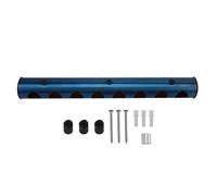 Pissente 8 Porte-Bouteilles en Acier Inoxydable Monté sur Mur Rack à Vin Porte-Bouteilles de Vin Support de Rangement pour Maison Cuisine Bar Salle à Manger avec Installation Facile (Blue)