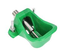 Pissente Abreuvoir en Plastique et Acier Inoxydable pour Porc Mouton Chèvre Bétail Conception à Bords Lisses Efficacité de l'eau Utilisation Multibétail