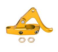 Pissente Accélérateur de Doigt de Moto, Levier de Commande au Pouce en Alliage d'aluminium, Ajustement Universel pour les Motomarines et les Motos, Améliore le Contrôle et le Confort pour les (GOLD)