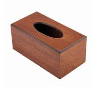 Pissente Boîte de Soie en Bois Boîte de Tissu Rectangulaire Porte-tissus avec une Artisanat Exquis Conception Conviviale Belle Finition de Peinture pour la Cuisine de la Chambre à Coucher (Lumière)
