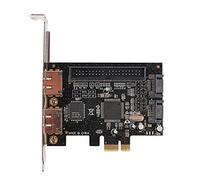 Pissente Carte Adaptateur PCIe vers SA TA Carte Adaptateur PCIe vers SA TA IDE, Convertisseur ESATA Prend en Charge Le Disque Dur Ultra ATA 133 100 66 33