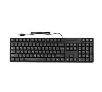 Pissente Clavier Arabe, 104 Touches, Interface USB, Conception Filaire, Matériau ABS Noir, Clavier de Bureau pour Ordinateurs de Bureau