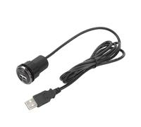 Pissente Desk Power Grommet, Table Power Outlet Flush Mount Power Socket with 2 USB & Type C Charging Ports for Office Conference Meeting Room