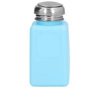 Pissente Dispensateur de Solvant en Acier Inoxydable à Bouteille carré Anti-statique 200 Ml Liquidpenneurs Sûrs ESD, Type de Presse pour les Distributeurs de Solvants à Huile D'acétone -IPA (BLUE)