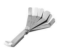 Pissente Ensemble de Feener, une Jauge d'épaisseur en Acier Inoxydable pour une Mesure Courbe, un Outil Portable et Facile à Lire avec des Tailles Clairement Marquées pour les Amateurs de Bricolage