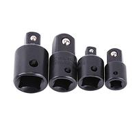Pissente Ensemble de Réducteur de Douille, Acier de Vanadium chromé Lourd Robuste, Adaptateurs de Douille 4pcs pour 1/2 3/8 1/4 Utilisation de la clé