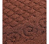 Pissente Half Circle Doormat, Tapis d'entrée Antidérapant en Fibre de Polyester, Absorption Forte et Conception élégante pour Une Utilisation en Plein Air Intérieure (48 * 78cm)