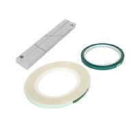 Pissente Jeu de Collage de Ruban, Bloc en Aluminium CNC de Qualité Studio Professionnel 1/4 10 Pouces avec Collage et Leader pour Ruban Open Reel to Reel Revoxsonido