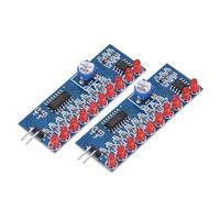 Pissente Kit de Chasseur LED NE555 CD4017, Module D'éclairage à Flux D'eau avec Circuit électronique de Bricolage à Vitesse Réglable pour les Projets électroniques