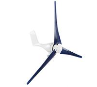 Pissente Kit de Petit Générateur éolien 800 W avec Fibre de Nylon, Alternateur à Aimant Permanent à 3 Pales, Démarrage Faible à 2 M S pour Le Chargement de Batterie Domestique Marine (Blue #19)
