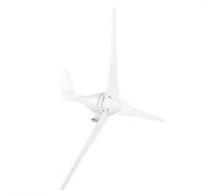 Pissente Kit de Petit Générateur éolien 800 W avec Fibre de Nylon, Alternateur à Aimant Permanent à 3 Pales, Démarrage Faible à 2 M S pour Le Chargement de Batterie Domestique Marine (White #13)