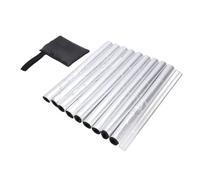 Pissente Manchons D'isolation de Tuyaux en Mousse épaisse pour Tuyaux de Chauffage Solaire Extérieur CVC, Manchon en Mousse Antigel pour Ignifuge, 10 Tubes en D'isolation en Néoprène pour Divers