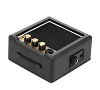 Pissente Mini Amplificateur de Guitare 3W, Portable Rechargeable | Ampli compact alimenté par batterie 9 V, contrôle du volume et de la tonalité, port casque pour pratique privée, boîtier en