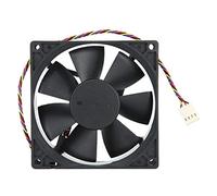 Pissente Refroidisseur de Châssis de 92 Mm, Ventilateur de Refroidissement de PC 12 V, 4 200 Tr/min, avec Lames en Fibre de Verre PBT, Haute Pression du Vent pour le Refroidissement des