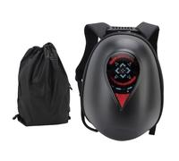 Pissente Sac à Dos à écran LED, Sac de Moto Lumineux à Coque Rigide alimenté par USB pour Casques Demi-Face, Messages et Graphiques LED Personnalisables pour Les Aventures de Conduite