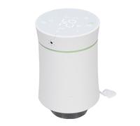Pissente Soupape de Radiateur Thermostatique Intelligente, fonctionnalité Programmable Hebdomadaire, Contrôle des Applications et Vocaux, Détection D'ouverture des Fenêtres, Alertes à (WHITE)