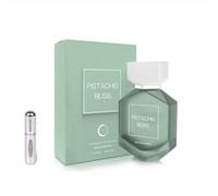 Pistache Bliss - Eau de Parfum Arabe Mixte Longue Durée - Avec Vaporisateur - Notes de Pistache - Noisette - Vanille et Barbe à Papa
