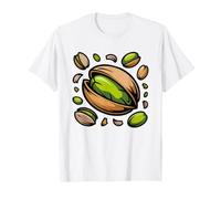 Pistachio Tree Branch Botanical Art Lover Print T-Shirt
