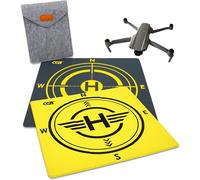 Piste Atterrissage Drone Pliable,Landing Pad Drone Rigide Imperméable 43 Cm,Tapis Drone Atterissage Pour Dji Mini 2 3 Pro/Mavic 2 3/Dji Air 2s/Dji Fpv/Mavic Mini 1 2/Mavic Air 2,Etc (A)