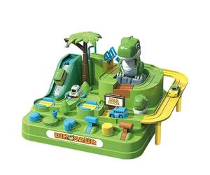 Piste coulissante de Dinosaure - Système de Rampe de Course ABS 23,4 x 23,4 x 14,5 cm, Ensemble de véhicules à Mouvement | Kit de thème d'affichage interactif pour l'apprentissage au Sol, Kitss