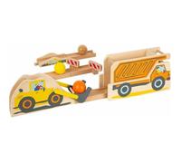 small foot 11382 Construction Site Run Made of Wood w/Expandable Elements, incl.