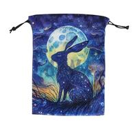 Piste De Carte De Tarot - Support De Carte De Tarot, Sac De Pont Oracle | 13x18cm / 5.11x7.08 Pouce De Bijoux Avec Cordon De Cordon, Accessoires De Tarot Pouche De Stockage Pour Les Fournitures Div