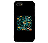 Piste de Construction sur Le Dos pour distraire Les Enfants Coque pour iPhone SE (2020) / 7/8