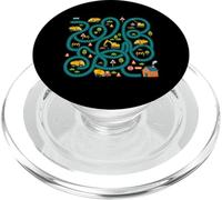 Piste de Construction sur Le Dos pour distraire Les Enfants PopSockets PopGrip pour MagSafe